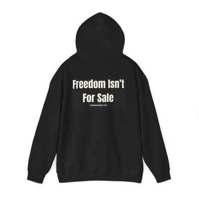 Freedom Isn't For Sale Hoodie — Oversized Fit | Premium Comfort