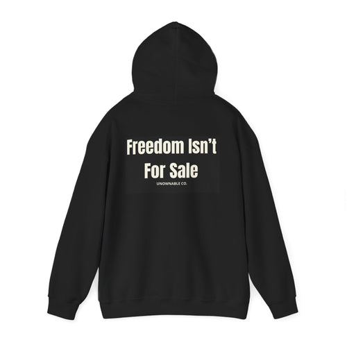 Freedom Isn't For Sale Hoodie — Oversized Fit | Premium Comfort