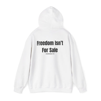 Freedom Isn't For Sale Hoodie — Oversized Fit | Premium Comfort