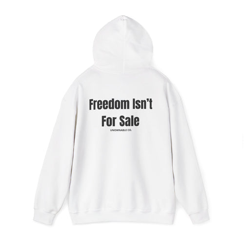 Freedom Isn't For Sale Hoodie — Oversized Fit | Premium Comfort