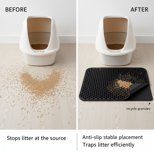 Tapis Anti-Litière Chat